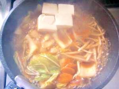 豆腐チゲ鍋！！